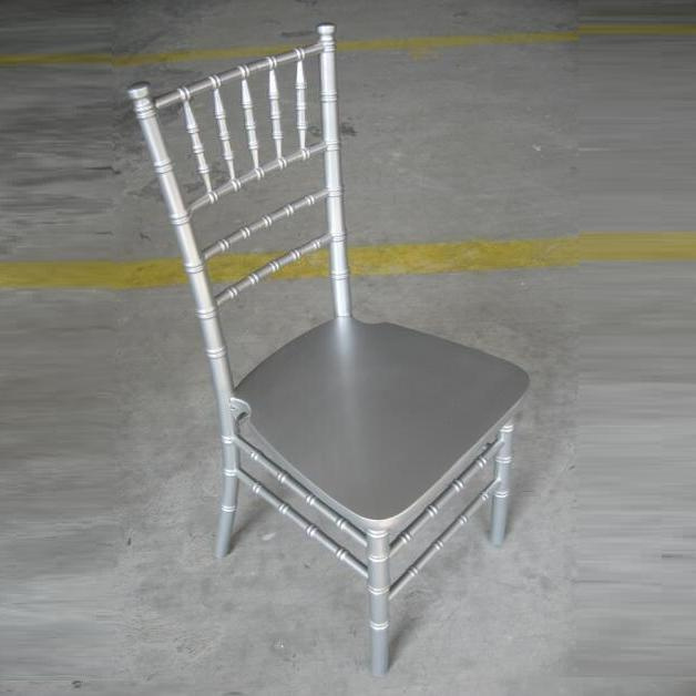 Silver Solid Wood Banquet Chiavari Ballroom Chair