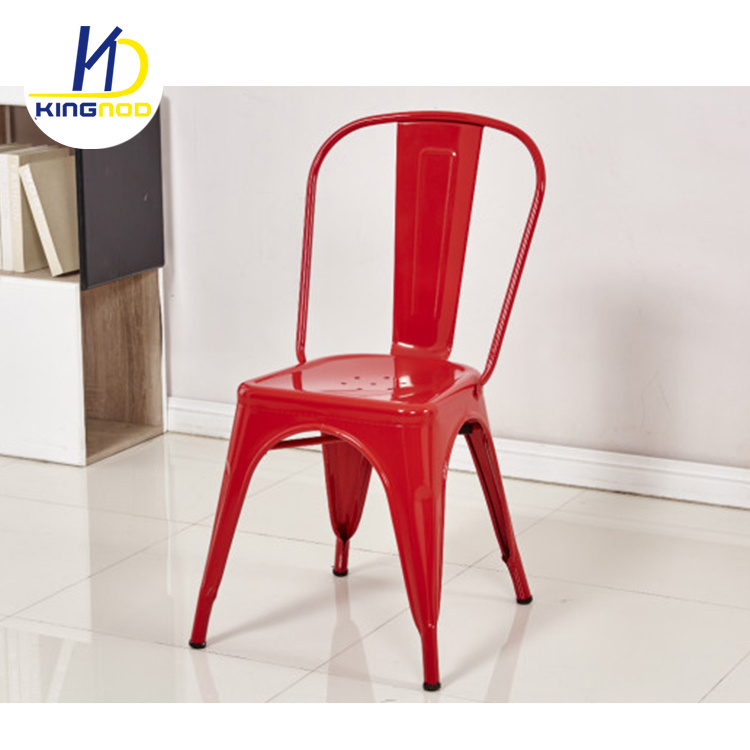 Restaurants Used Vintage Industrial Replica Tolix Dining Metal Chair