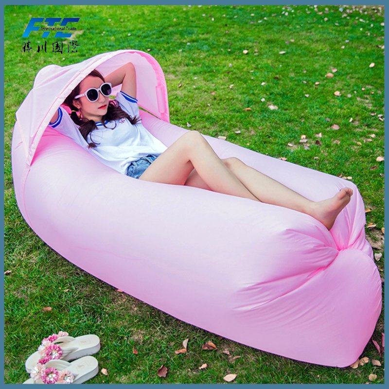 Wholesale Fast Inflatable Air Sofa Lazy Bag with Head Support