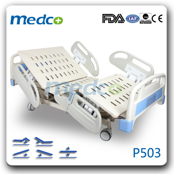 Made in China Five Function Electric Medical Nurse Bed