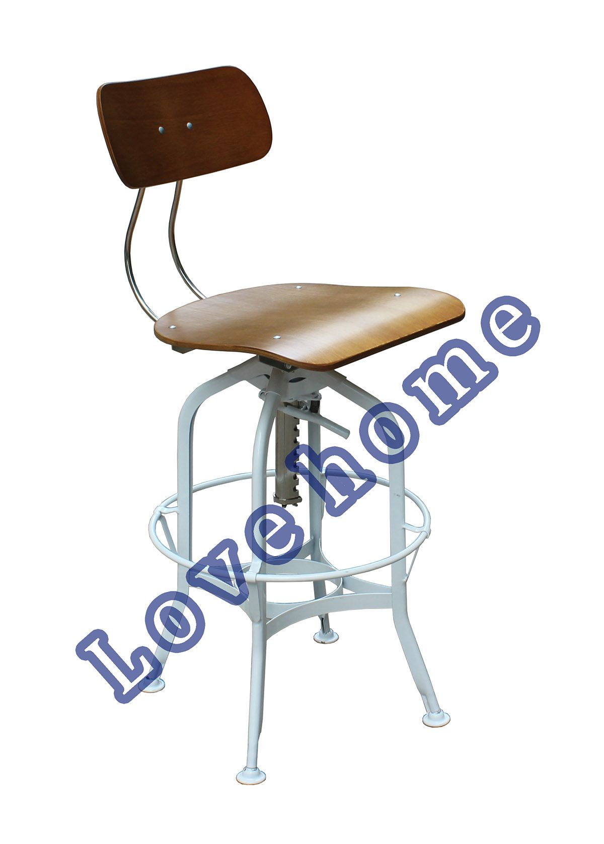 Industrial Metal Dining Steel Toledo Bar Chairs
