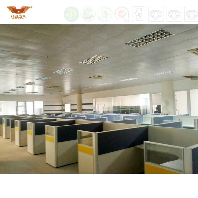 Forest Certified Approved by SGS 2016 Modern Computer Table Office Furniture for Green Office Screen Workstation System Combination Partition