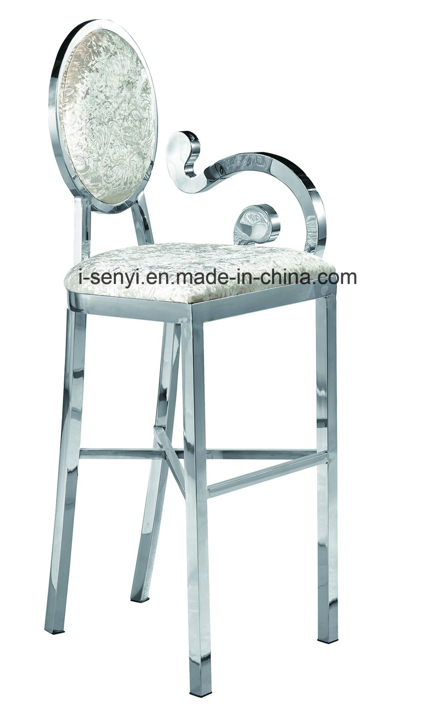 Modern Hotel Bar Furniture Living Room Furniture Stainless Steel Bar Chair Barstool