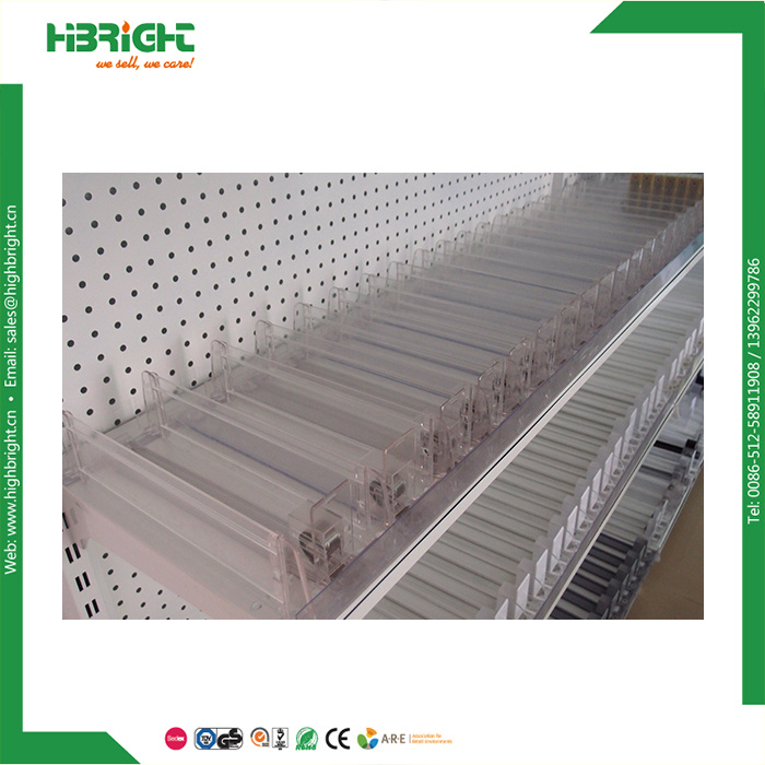 Supermarket Store Shelf Pusher for Cigarette