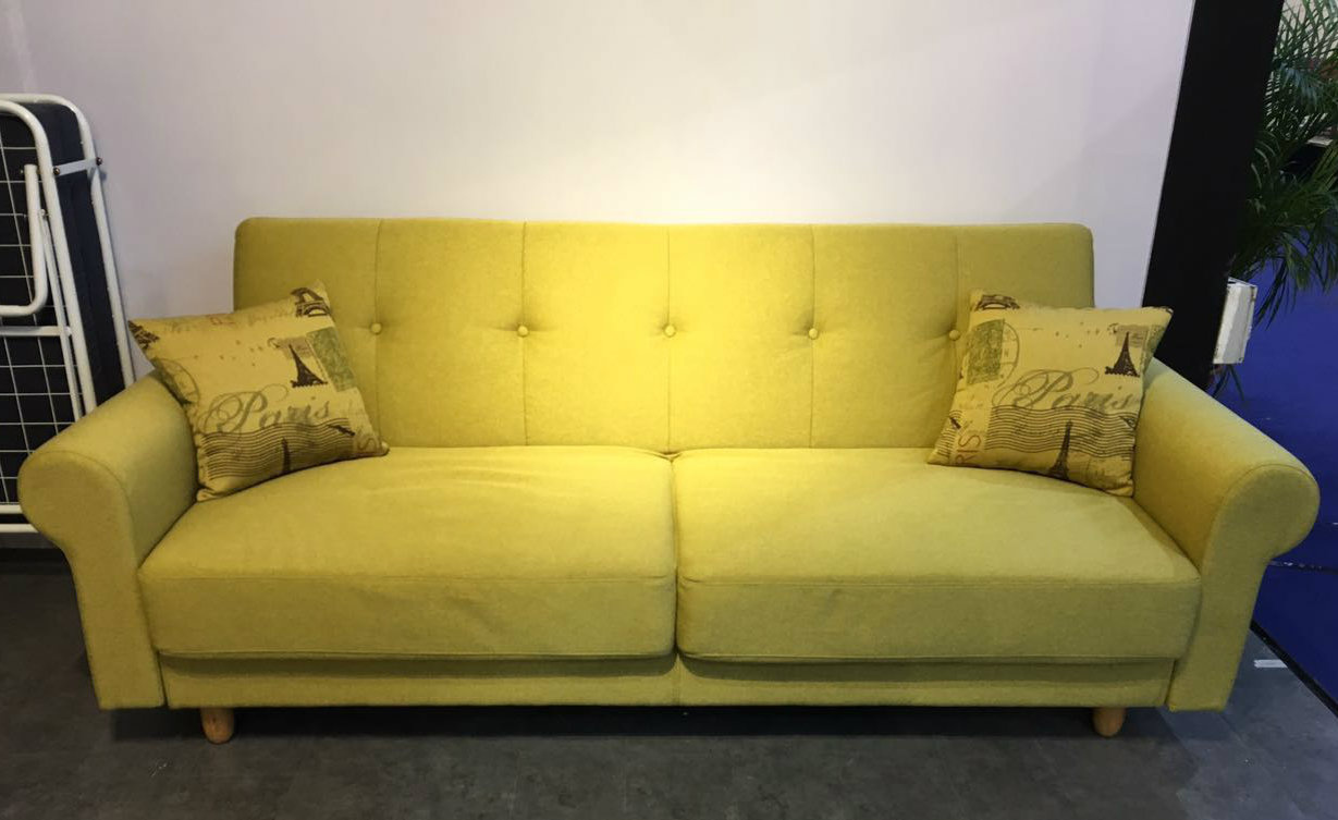 European Style Sleeping Lazy Fabric Sofabed