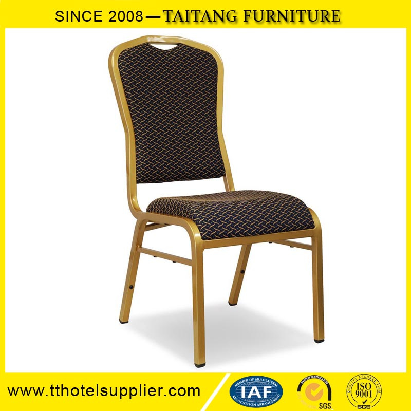 Crown Back Stacking Banquet Chair with Burgundy Fabric