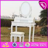 New Design Luxurious Bedroom Solid Wooden Dressing Table with Drawers W08h071