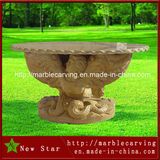 Cheap Stone Carving Beige Table for Yard Mt1715