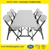 Popular Outdoor Plastic Folding Rectangular HDPE Table