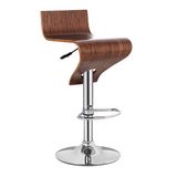 Wholesale Chinese Furniture Adjustable Height Bent Wood Bar Chair (FS-WB957)