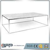 Fancy Square Marble Top Coffee Table for Dining Room