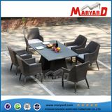 PE Wicker Leisure Dining Table Set