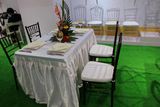 Wooden Mahogany Chiavari Chair with Cushion