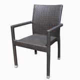 PE Rattan Garden Arm Chair (RC-06016)