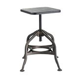 Reasonable Price Wooden Seat Metal Industrial Bar Stools (FS-Scew14037)