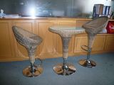 Wicker Bar Stools/Rattan Bar Stools/Rattan Kitchen Stools