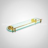 Stainless Steel Bathroom Wall Mounted Glass Shelf (BLJ003)