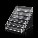 6 Steps Clear Acrylic Display Stands, Plexiglass Display Shelf