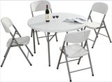 Round Plastic Folding Dining Table for Outside Events