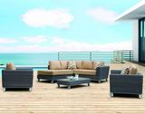 Patio Outdoor Garden Rattan Saint Outdoor Hotel Home Office Sofa (J682)