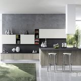 New Design Pantry Cabinetry Custom Design Modern Kitchen Cabinets with Solid Wood Gain