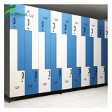 Compact Laminated Z Shape Locker Storage Cabinets