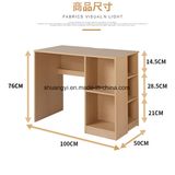 Colloege School Dormitory PC Laptop High Cheap Wooden Desk with Bookshelf