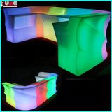 Modular Illuminated Curved Reception Desk Counter Outdoor Chair