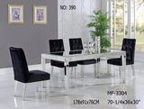 2017 Simple Style Dining Table with Clear Mirror