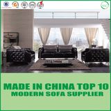 Luxury European Style Sleeper Sofa Genuine Leather Living Room Sofa