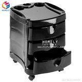 Black Beauty Salon Equipment Trolley Beauty Pedicure Cart Trolly
