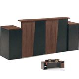 Wooden & Timber Office Reception Desk Secretary Reception Desk