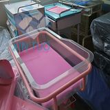 Factory Direct Good Quality Steel Frame Flat Hospital Infant Bed