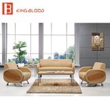 Modern Leather Sofa Sets Pictures/Office Black Guest Sofa Furniture