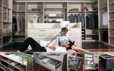 Wooden Wardrobes with Plain Woodgrain Furniture