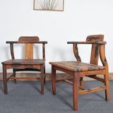 Camouflage Design Restaurant Cafe Furniture Ship Wooden Dining Chair