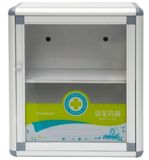 Small Size Metal Wall-Amount First Aid Cabinet with Glass Door