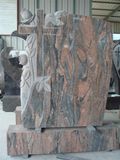 Customized India Aurora Granite Monuments/Headstone/Tombstone for European Style