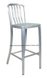 Morden Emeco Dining Restaurant Aluminum Navy High Bar Stools Chairs