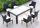 Patio Garden Dining Set Rattan Furniture