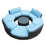 Outdoor Leisure Garden Sofa Circular Outdoor Sofa Outdoor Furniture S213