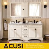 Modern Ivory Color Floor Standing Solid Wood Bathroom Cabinet (ACS1-W66)