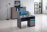 High-End Comfortable Melamine Knocked-Down Office Table with Drawer