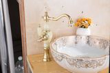 Brass Single Handle Water Bathroom Sink Mixer Tap Basin Faucet