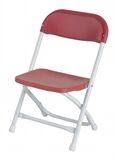 Child Chair/Burgundy Kids Plastic Folding Chair