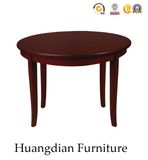 Round Wooden Dining Table Restaurant Furniture (HD062)