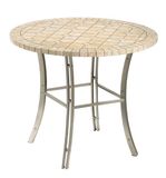 Stainless Steel Round Dining Table