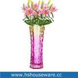 Colour Glass Vase for Home Decoration