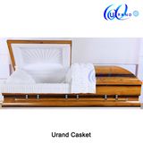 Solid Oak Two Tone Matt Gloss Distributor Coffin and Casket