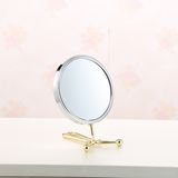 6 Inch Hand Makeup Mirror and Desktop Mirror